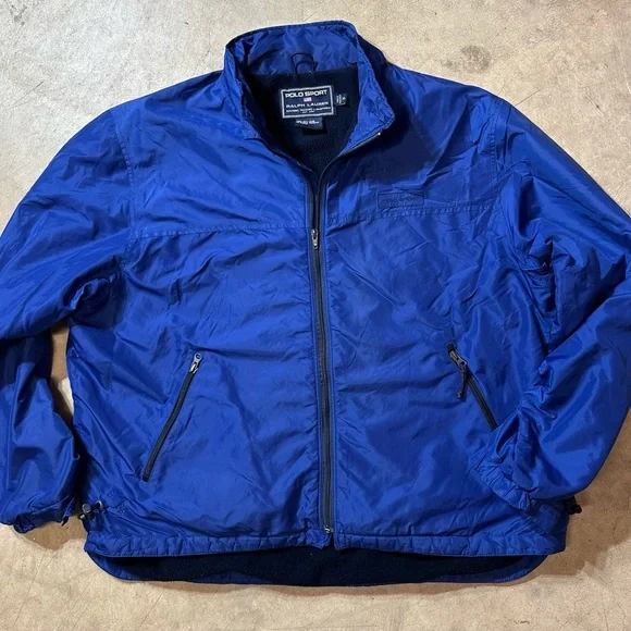 Polo Sport Ralph Lauren Jacket Mens XL fleece lined EUC - Picture 1 of 10